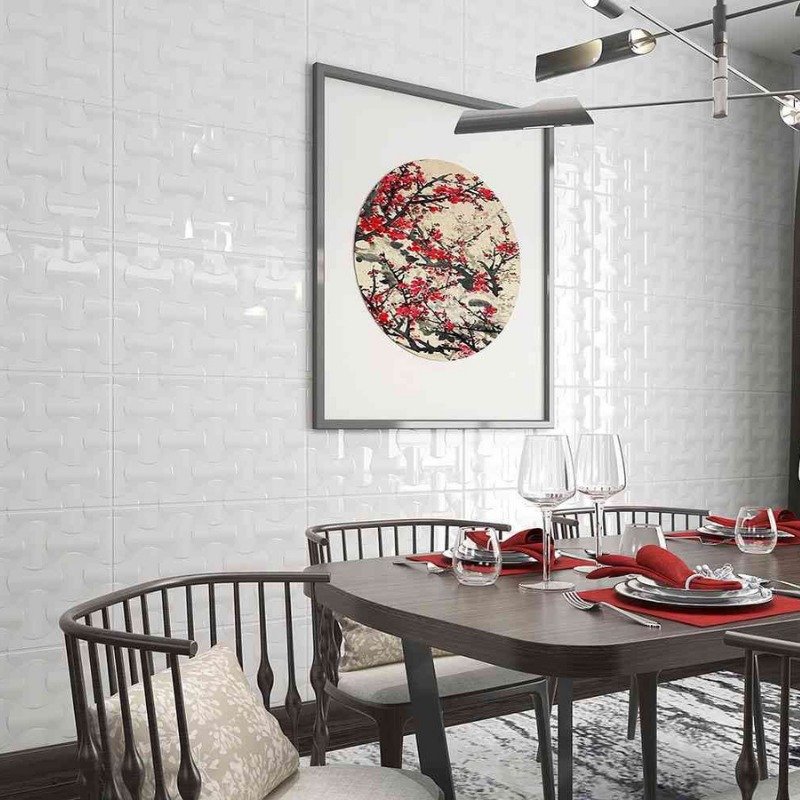 REVESTIMENTO CATAVENTO BRANCO HD 34X60 - CERAMICA FORMIGRES - CX 2,10 M²