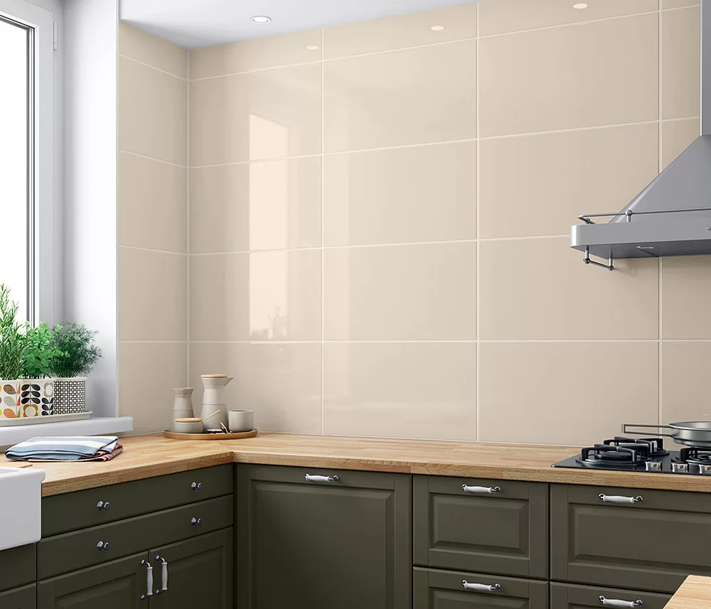 REVESTIMENTO BEGE RETIFICADO BRILHANTE - 33X59 - CERAMICA FORMIGRES - CX 2,02 M²