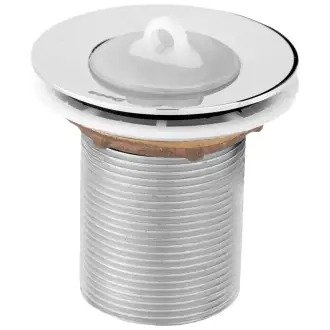 VALVULA PARA TANQUE METAL CROMADA
