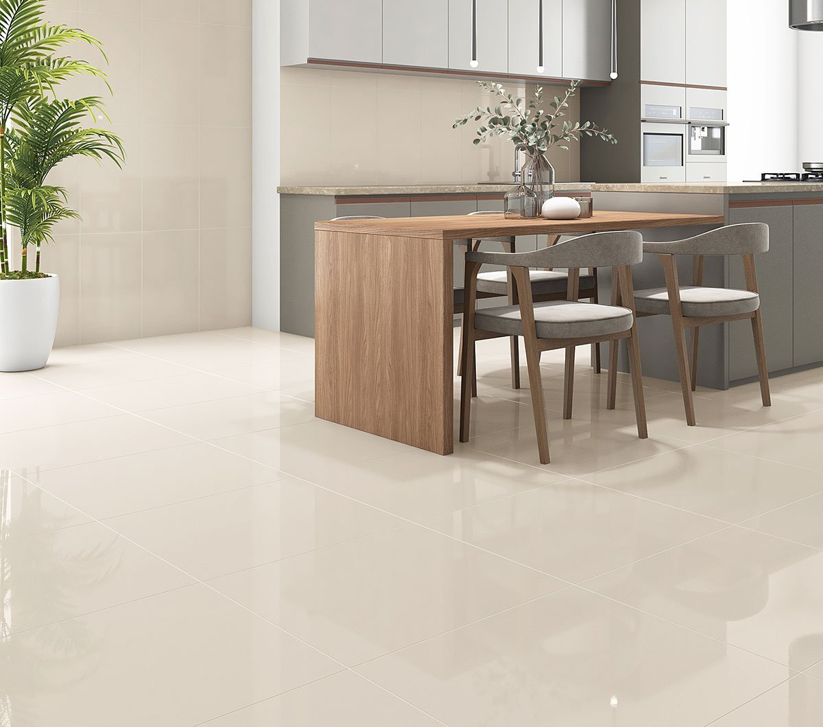 PISO BEGE 61X61 - CERAMICA FORMIGRES - CX 2,23 M²
