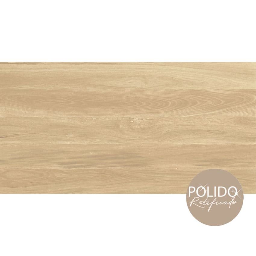 PISO SEMIGRES POLIDO 60X120 AMENDOLA CERAMICA FORMIGRES - CX 2,16M²