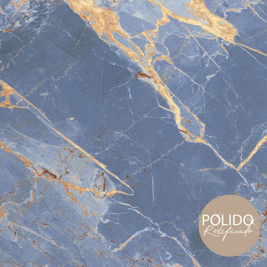 PISO SEMIGRES POLIDO 66X66 BLUASTRA CERAMICA FORMIGRES - CX 2,18 M²