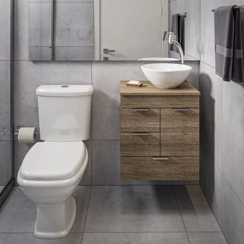 KIT VASO SANITARIO COM CAIXA ACOPLADA FIT PLUS CELITE BRANCO - Imagem 2