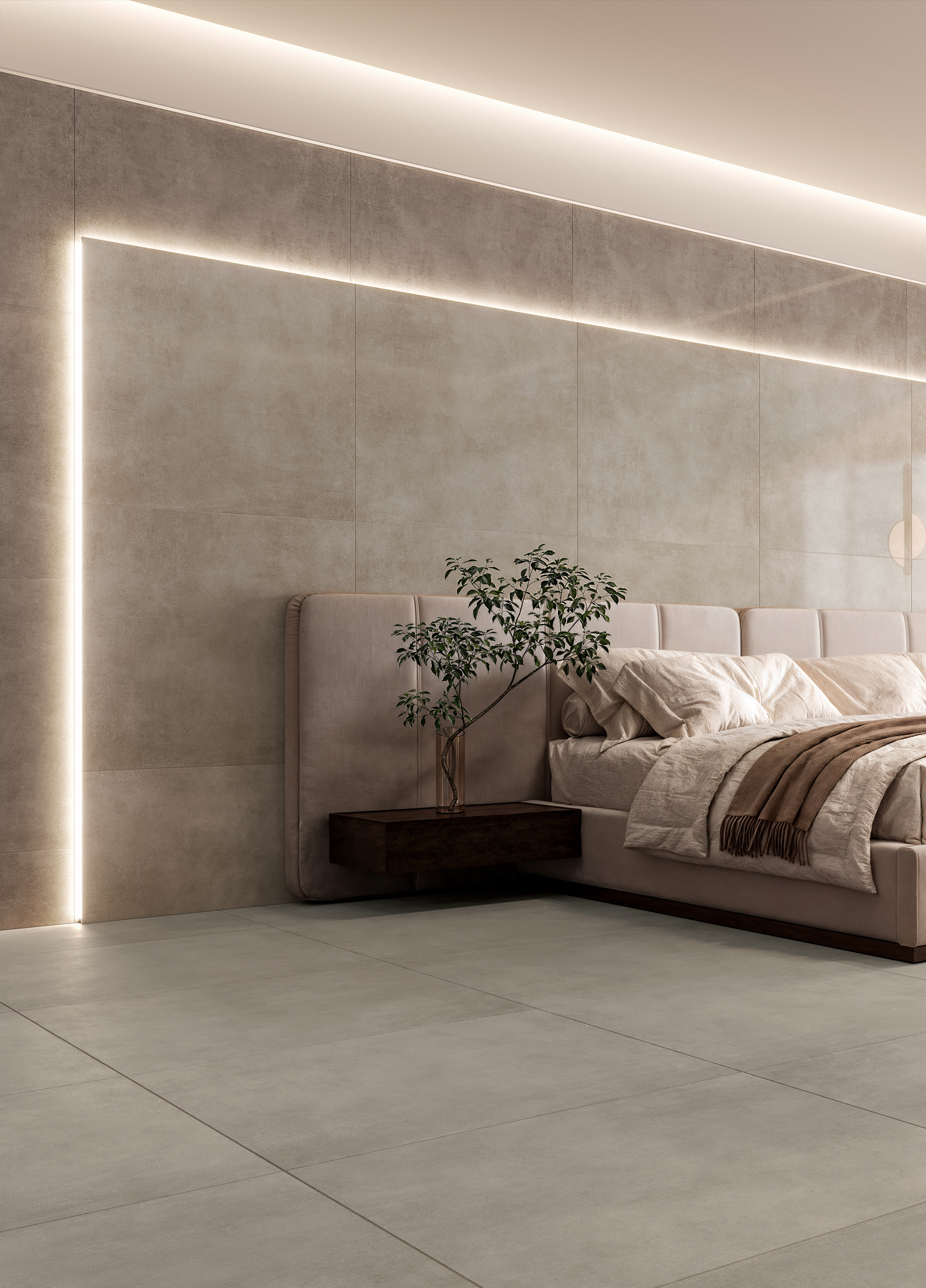 PORCELANATO DETROIT ALMOND POLIDO 75X75 - DORA CX 1,69M² - Imagem 2