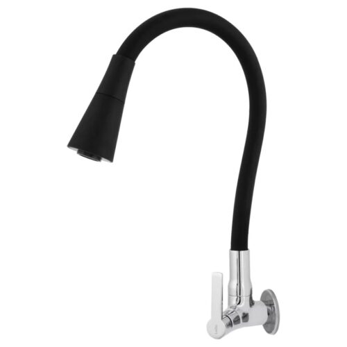TORNEIRA PAREDE PRISMA DUO BLACK - CÓD 1775 - METAIS LEÃO