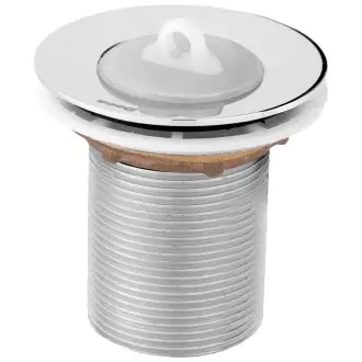 VALVULA PARA TANQUE METAL CROMADA