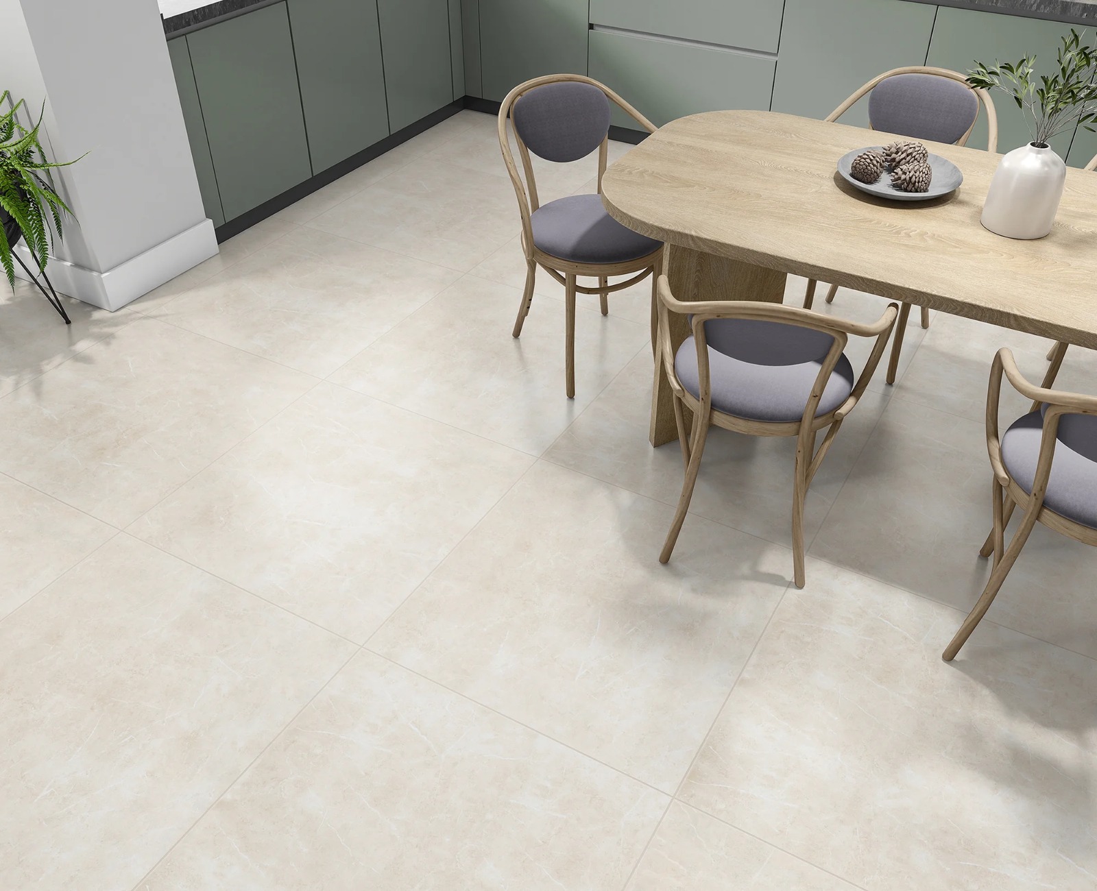 SEMIGRES PERSA BEGE MATE 88X88 - CERAMICA FORMIGRES – CX 2,32M² - Imagem 2