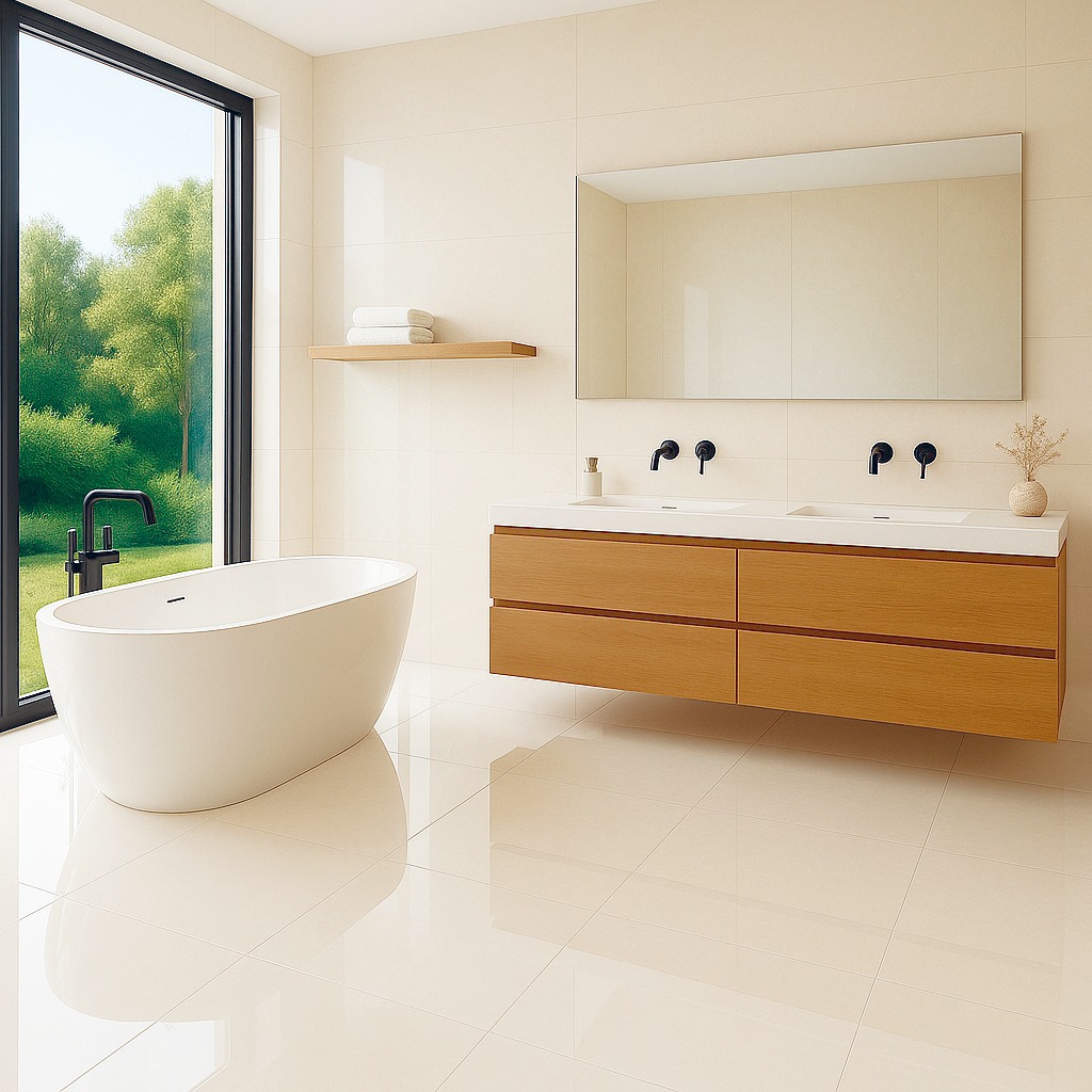 PORCELANATO CHROMA BONE POLIDO 75X75 - DORA CX 1,69M² - Imagem 2