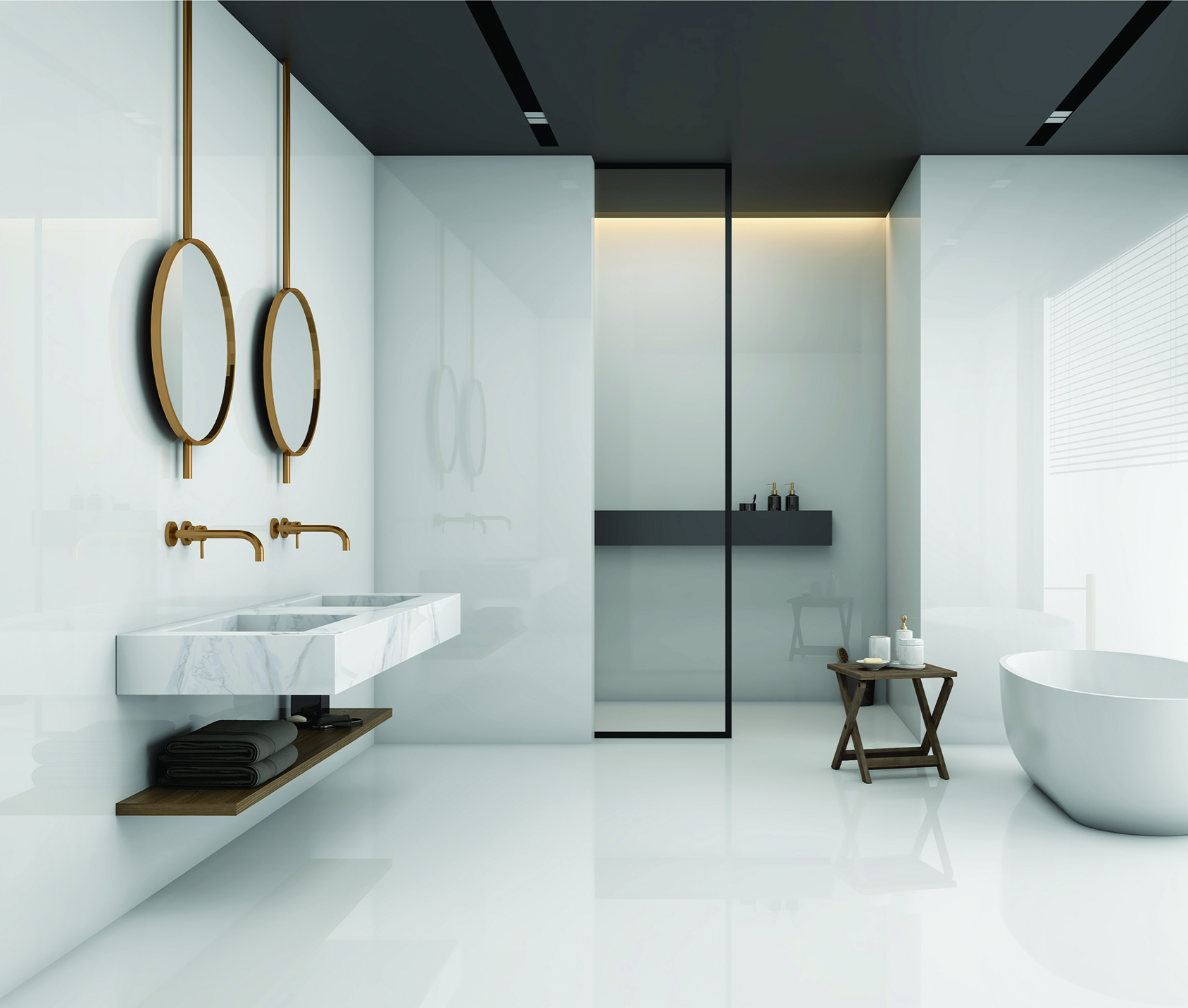 PORCELANATO ORIGINE BIANCO POLIDO 75X75 - DORA CX 1,69M² - Imagem 2